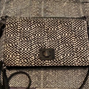 NWC Henry Beguelin Crossbody Leather and Calf Hair